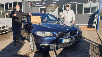 Vorsitzender untersttzt kleine Handwerker und Gewerbetreibende vor-Ort im Stadtteil.